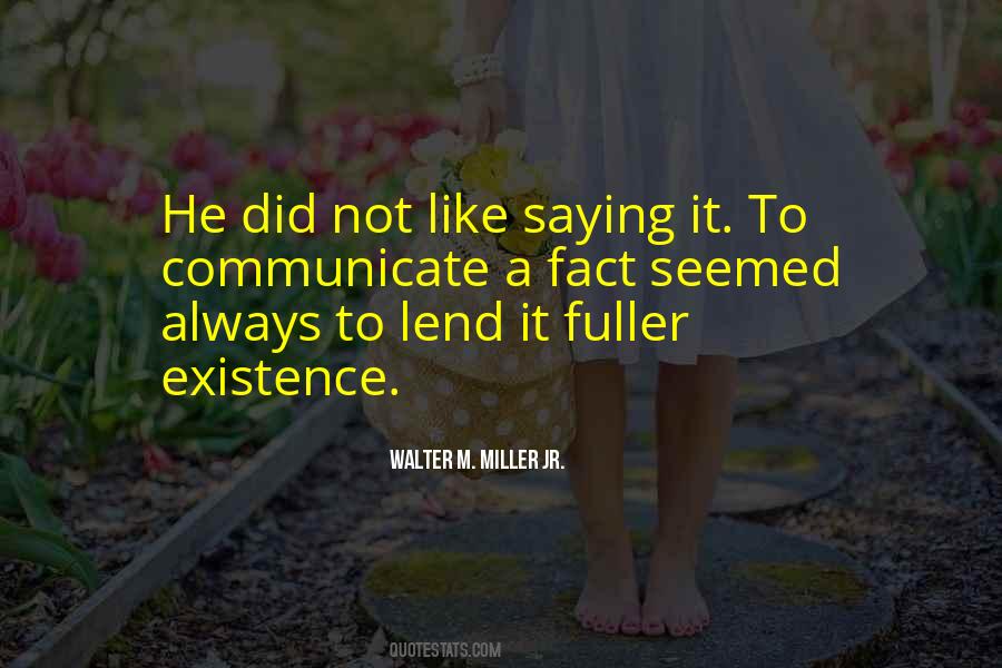 Walter M. Miller Jr. Quotes #1434901
