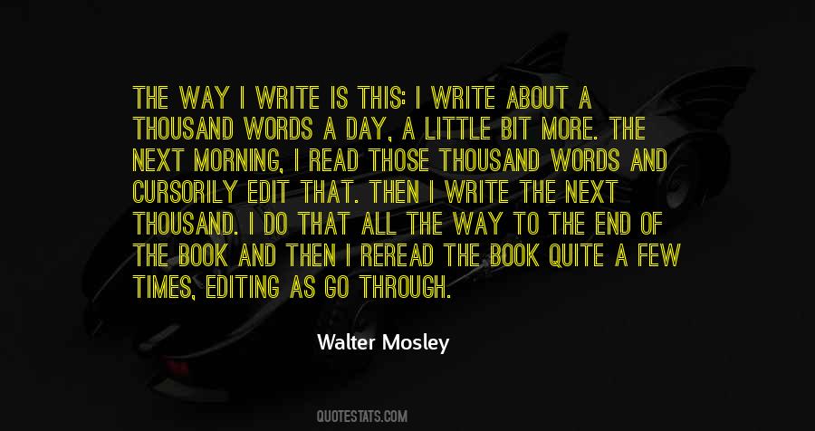 Walter Mosley Quotes #302033