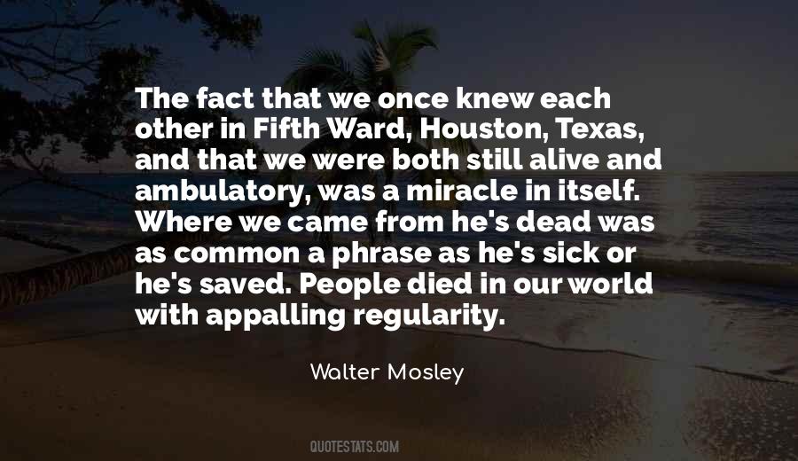 Walter Mosley Quotes #765262