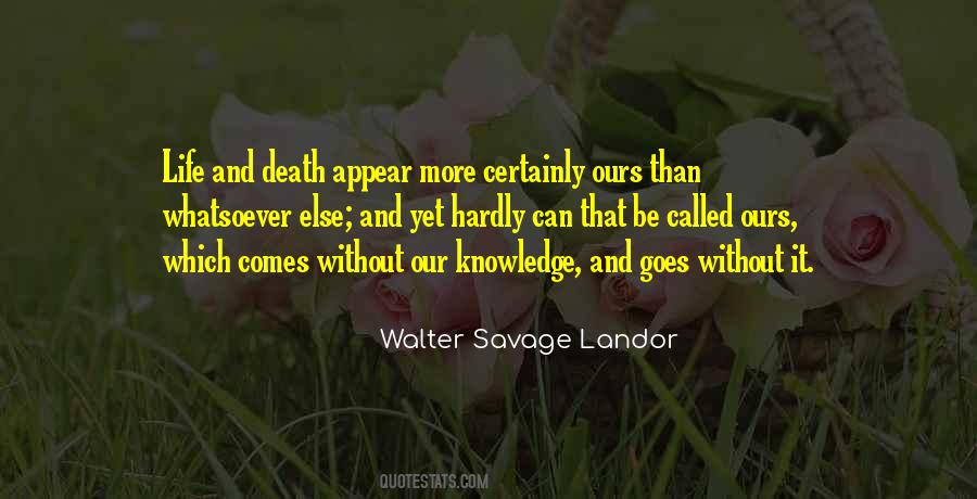 Walter Savage Landor Quotes #1466374