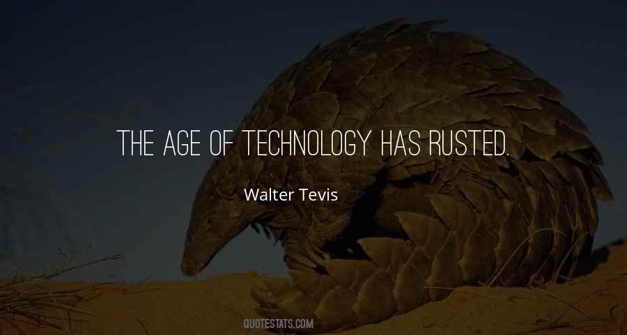 Walter Tevis Quotes #70246