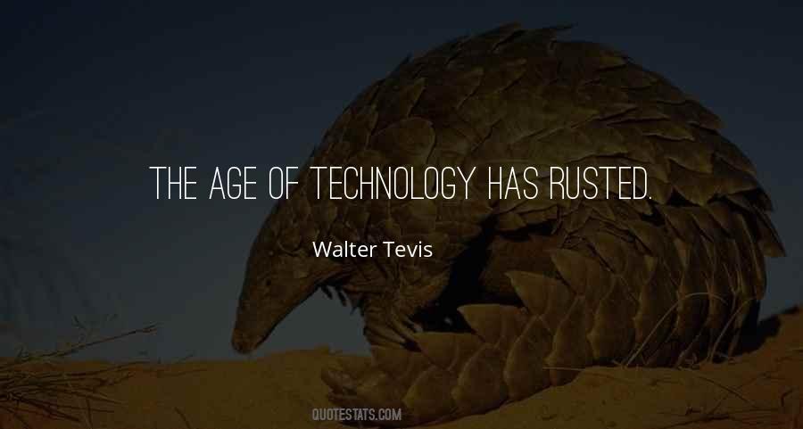 Walter Tevis Quotes #70246