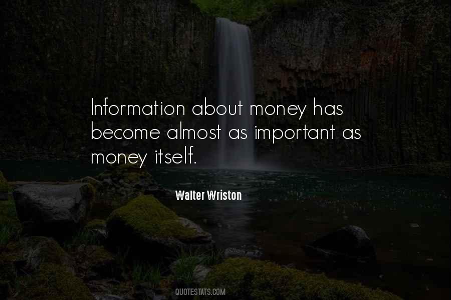 Walter Wriston Quotes #1394225 Walter Wriston Quotes #1394225