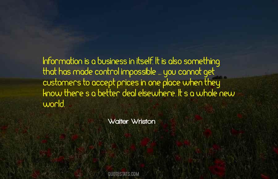 Walter Wriston Quotes #651748