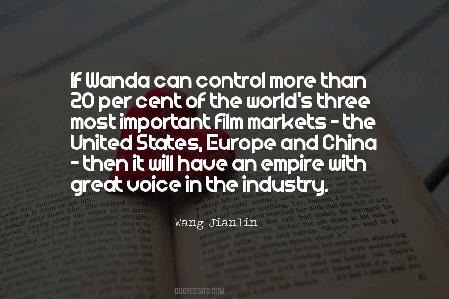 Wang Jianlin Quotes #1497573