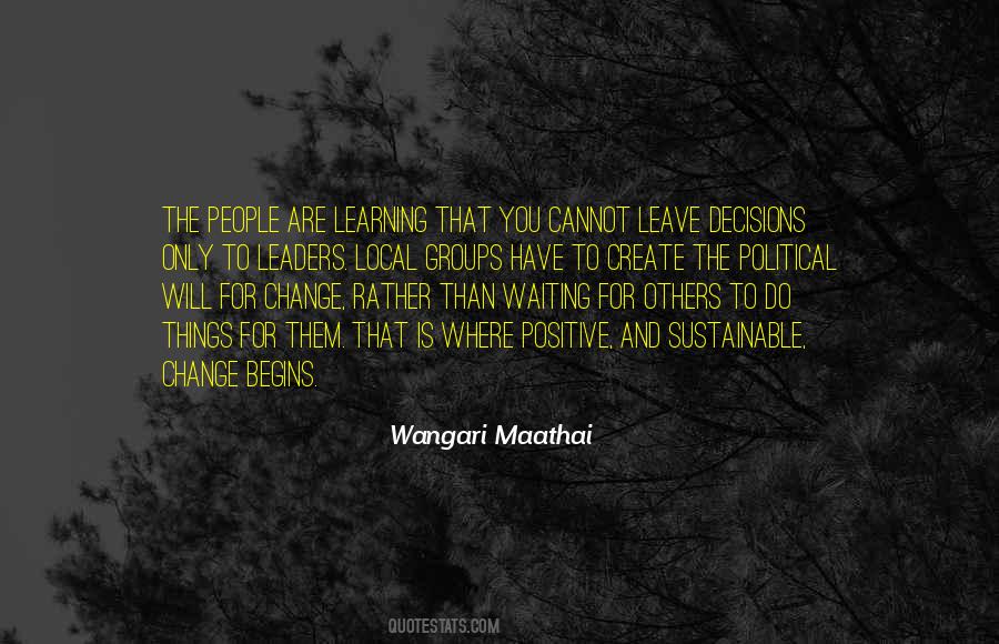 Wangari Maathai Quotes #1526870