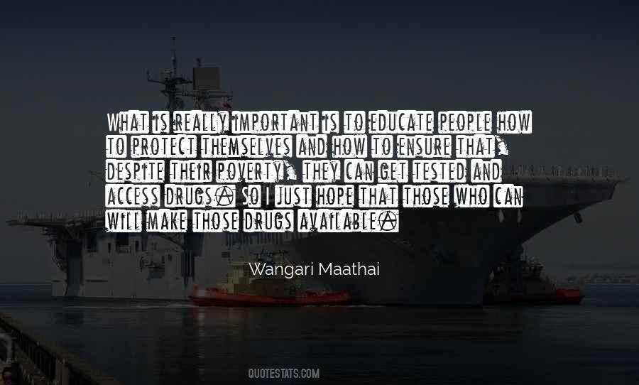 Wangari Maathai Quotes #1527977