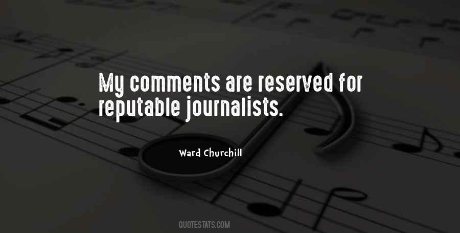 Ward Churchill Quotes #938749