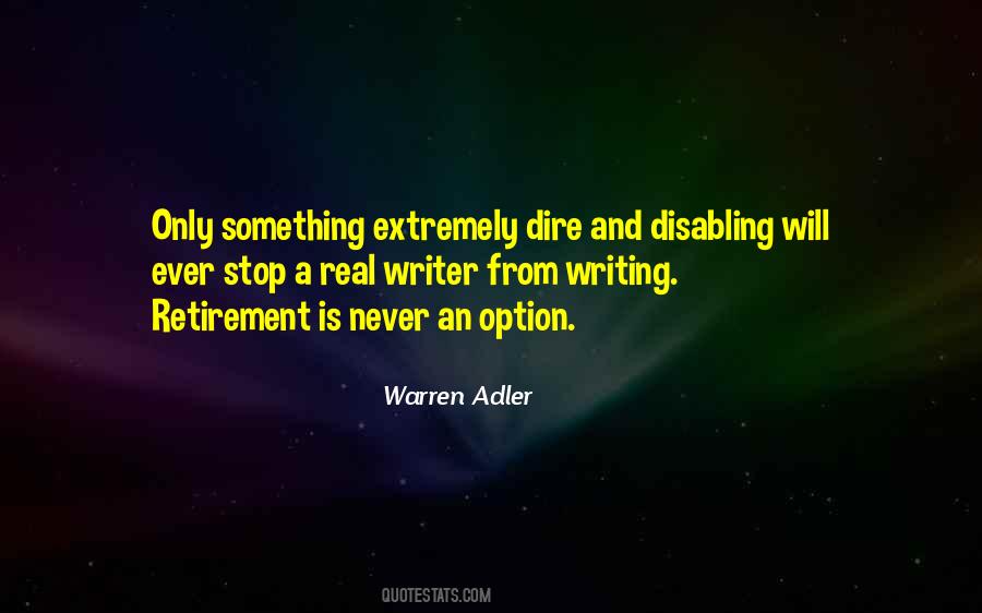 Warren Adler Quotes #406269