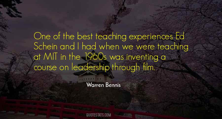 Warren Bennis Quotes #144311