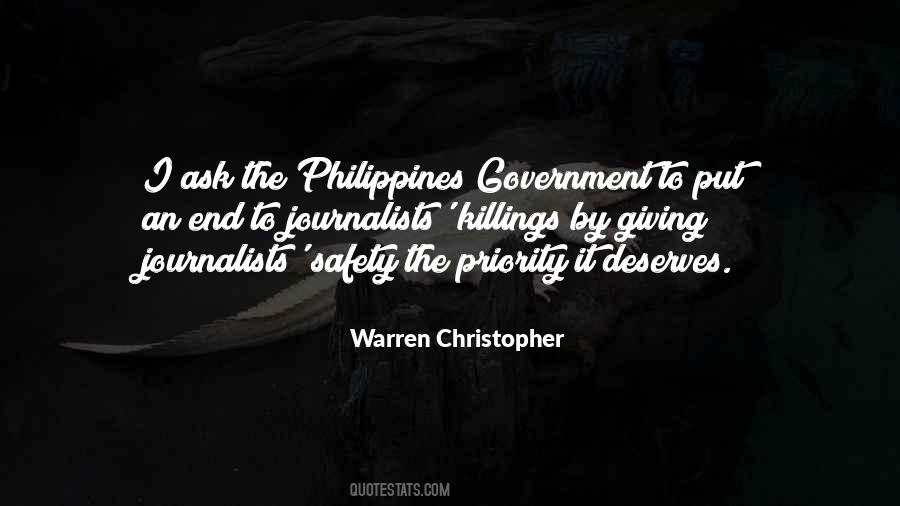 Warren Christopher Quotes #519402