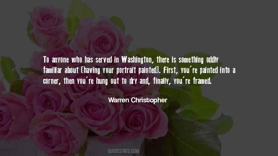 Warren Christopher Quotes #863696