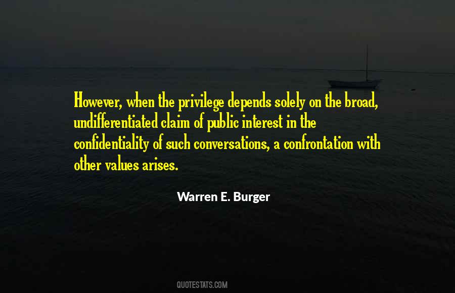 Warren E. Burger Quotes #890761