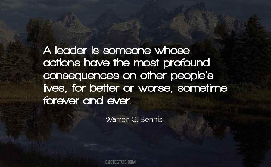 Warren G. Bennis Quotes #1093633