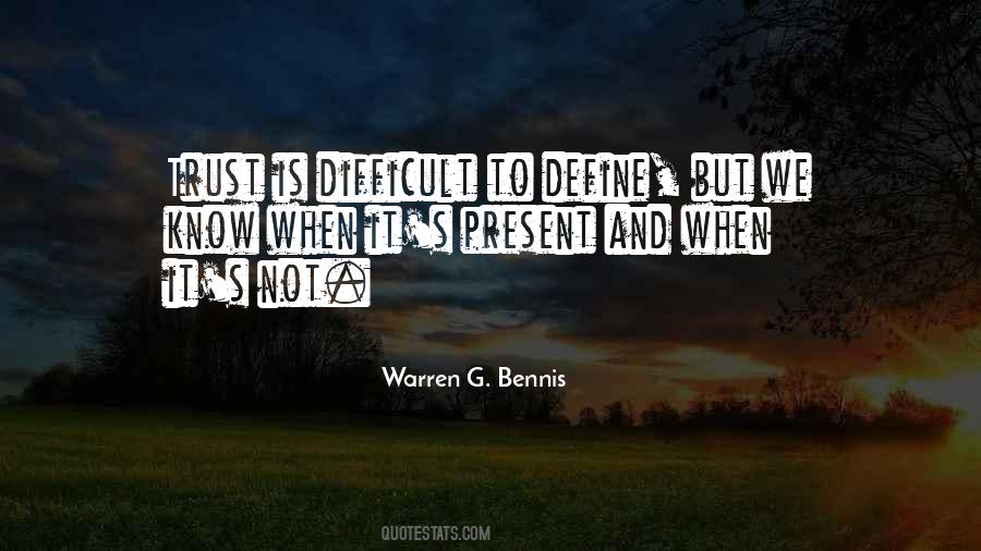 Warren G. Bennis Quotes #1664767