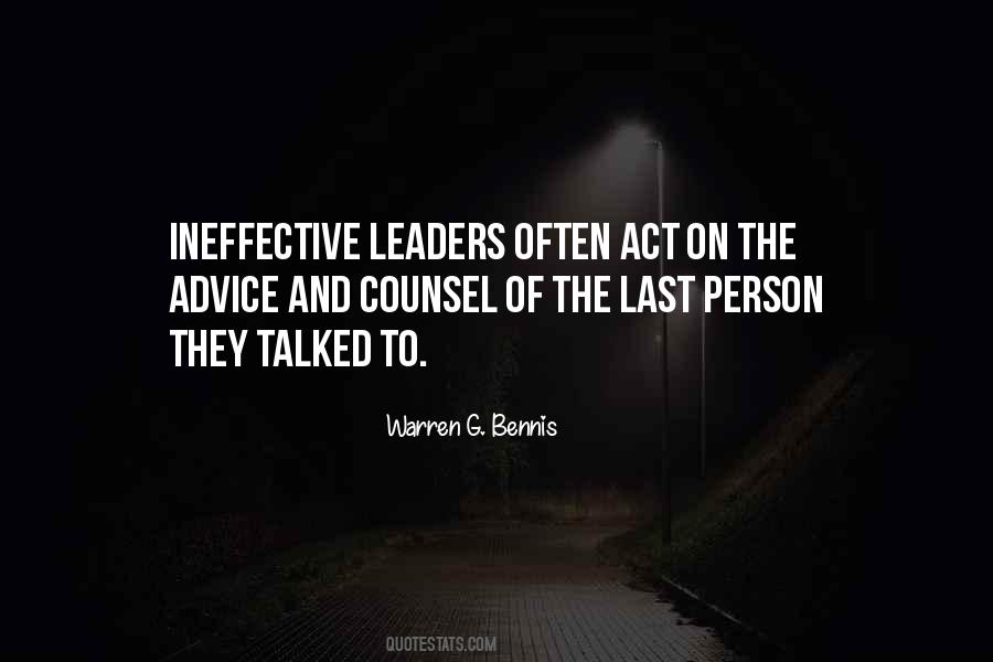 Warren G. Bennis Quotes #1865657