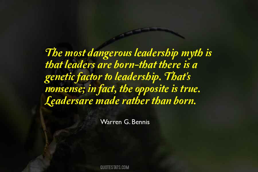 Warren G. Bennis Quotes #783166