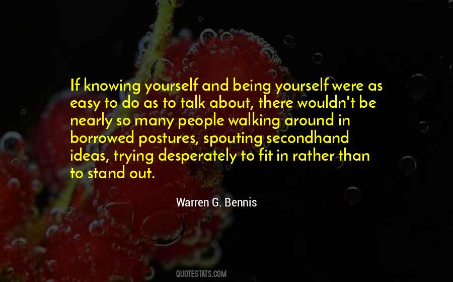 Warren G. Bennis Quotes #940314