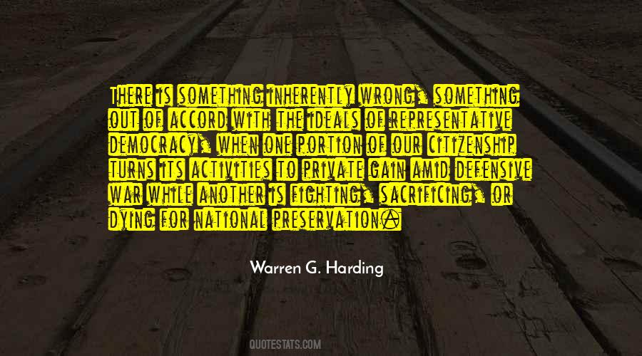 Warren G. Harding Quotes #23587