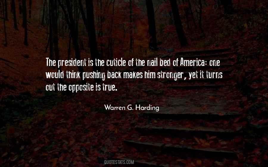 Warren G. Harding Quotes #588380