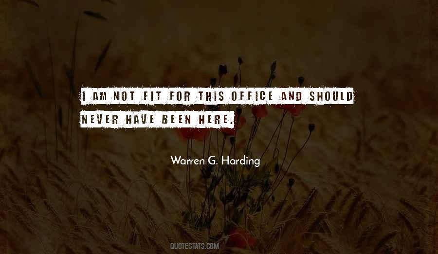 Warren G. Harding Quotes #931946