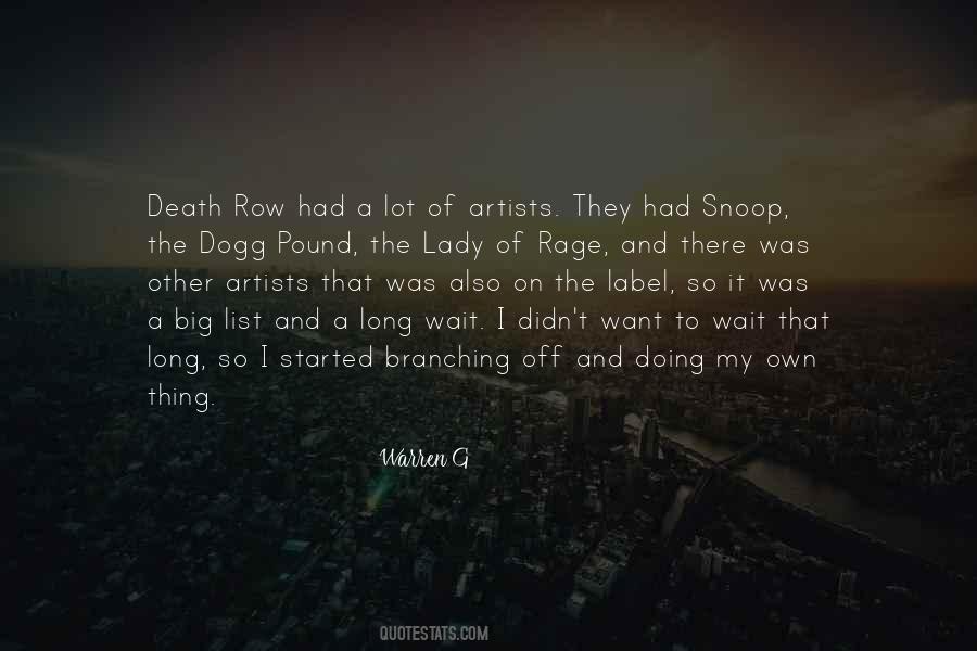 Warren G Quotes #808660