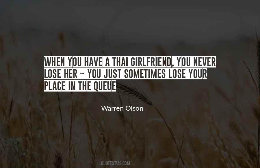 Warren Olson Quotes #364982