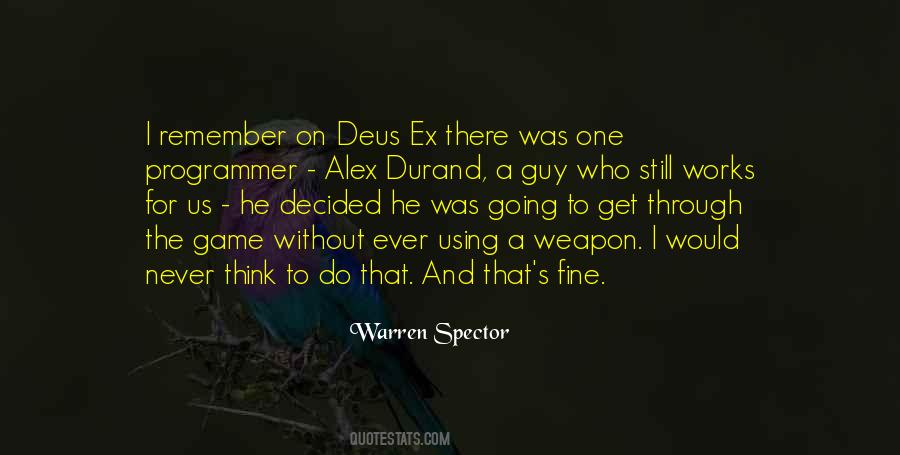 Warren Spector Quotes #112283