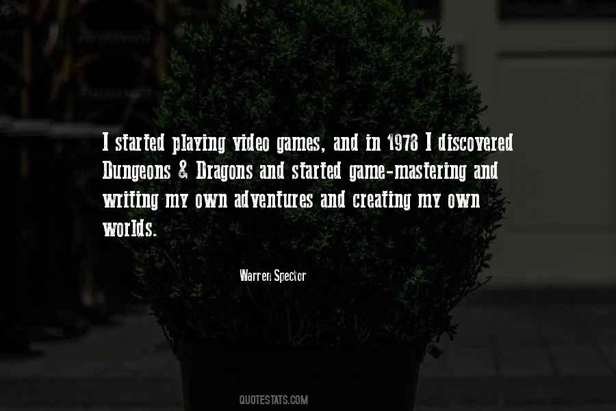 Warren Spector Quotes #478684