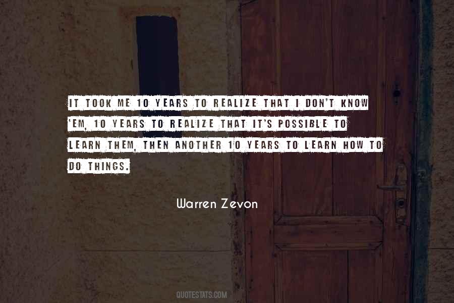 Warren Zevon Quotes #1337159