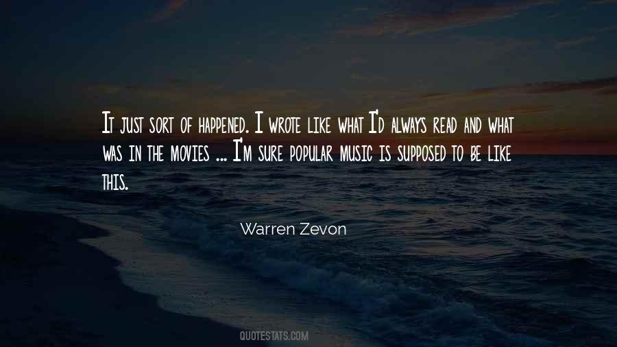 Warren Zevon Quotes #149553