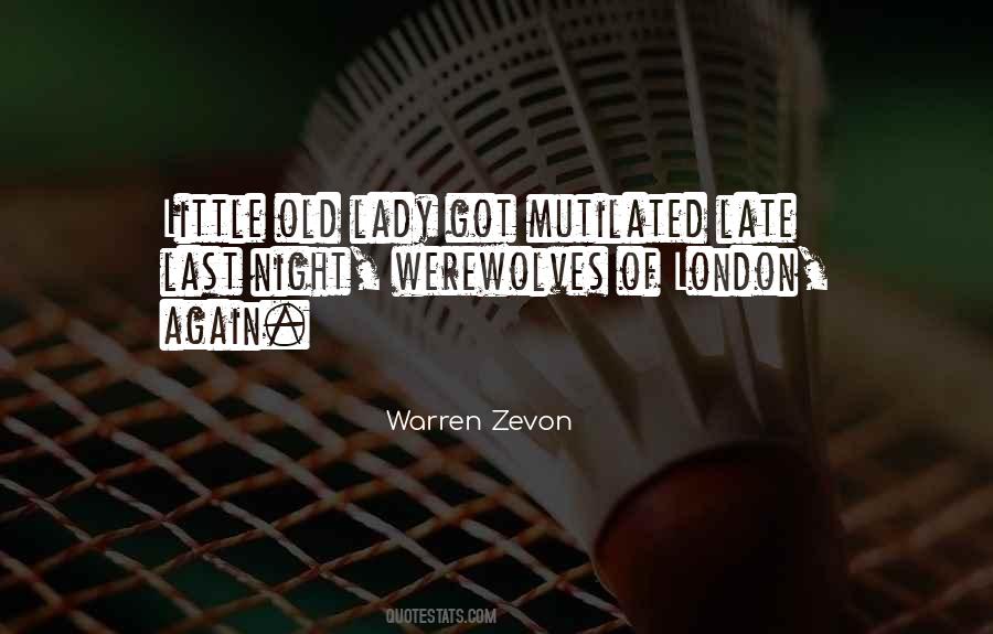 Warren Zevon Quotes #947335