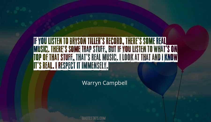 Warryn Campbell Quotes #1428735