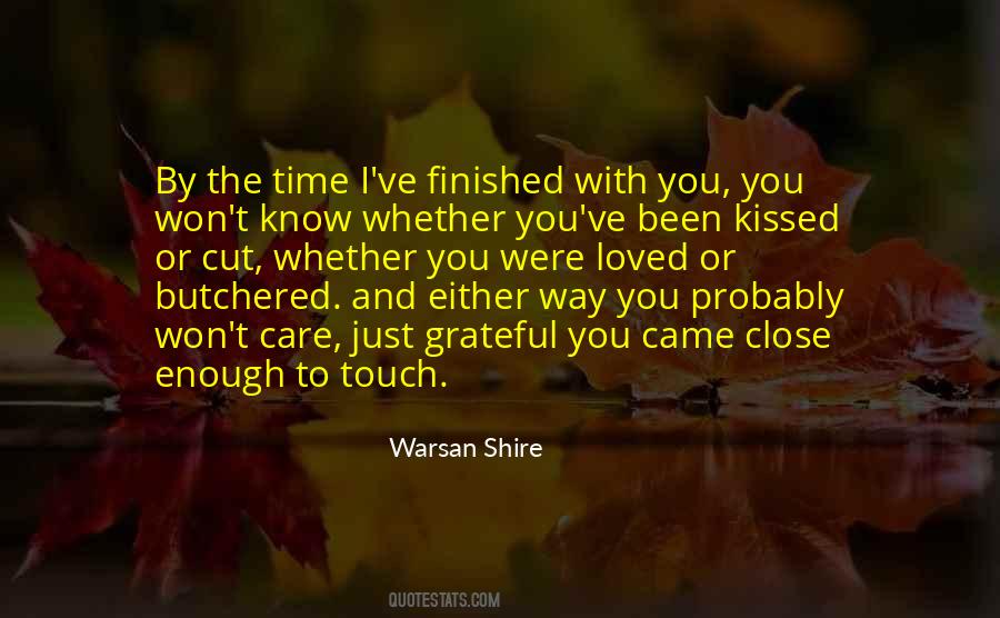 Warsan Shire Quotes #1495431