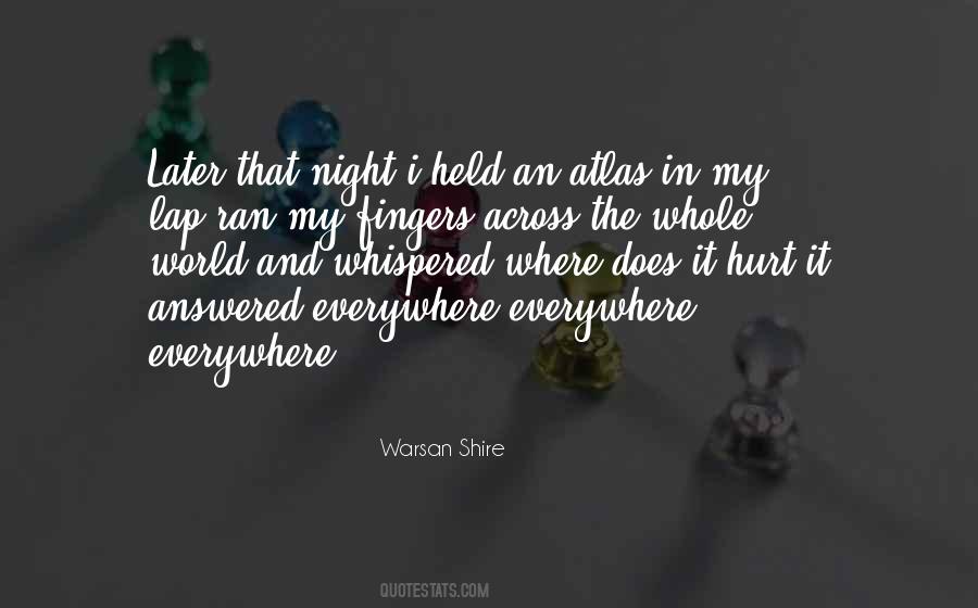 Warsan Shire Quotes #87524