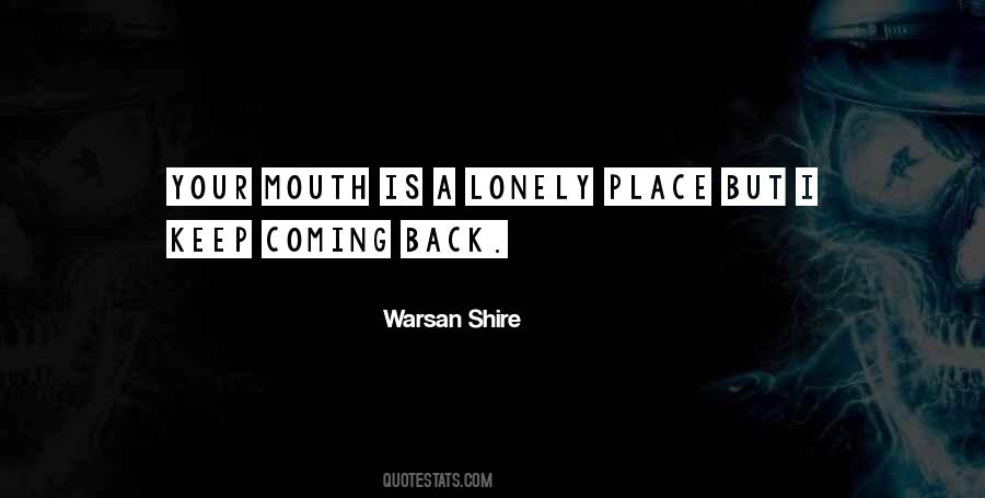 Warsan Shire Quotes #964130