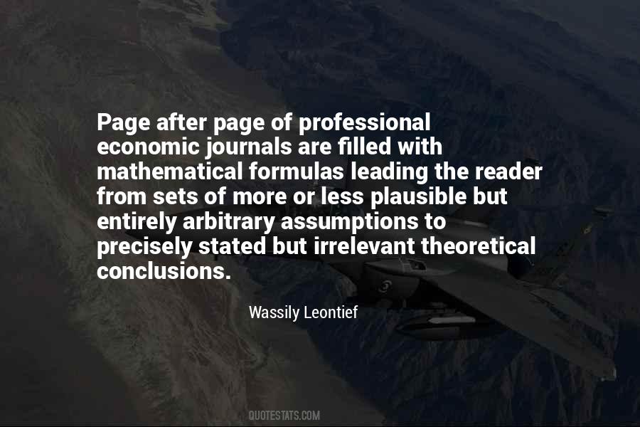 Wassily Leontief Quotes #1622120