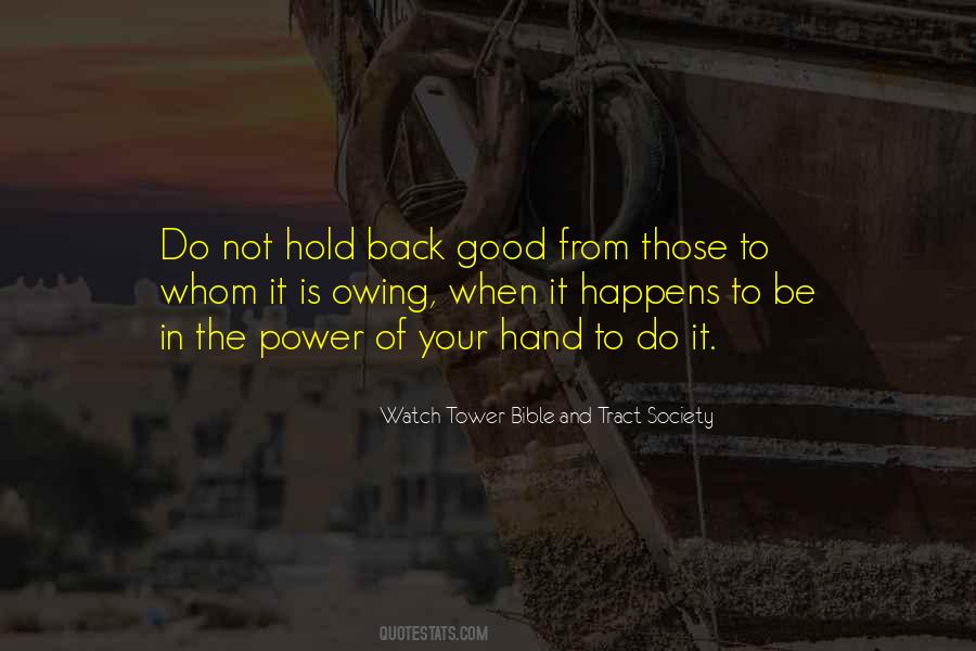 Watch Tower Bible And Tract Society Quotes #1507714