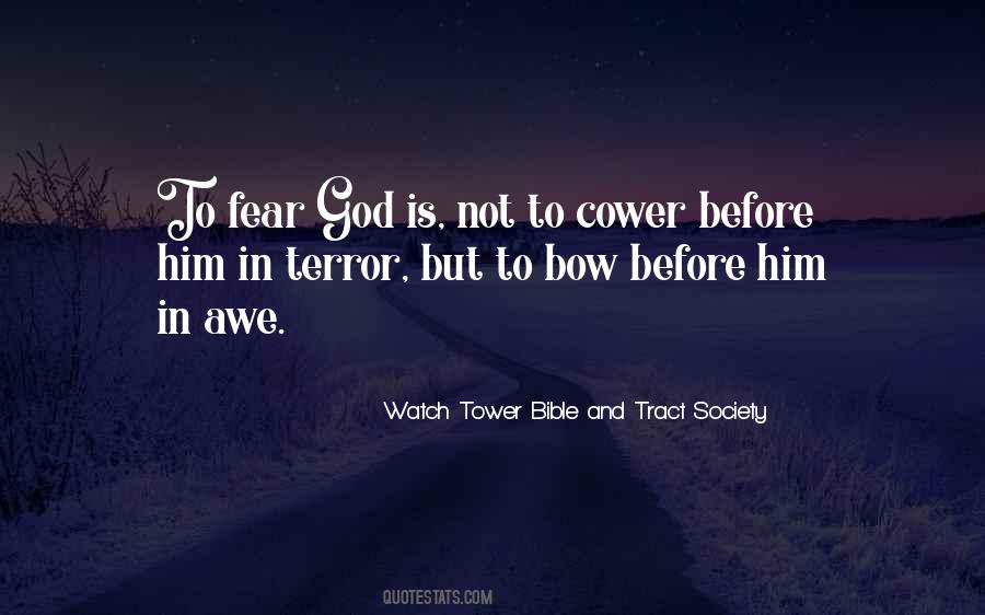 Watch Tower Bible And Tract Society Quotes #812155