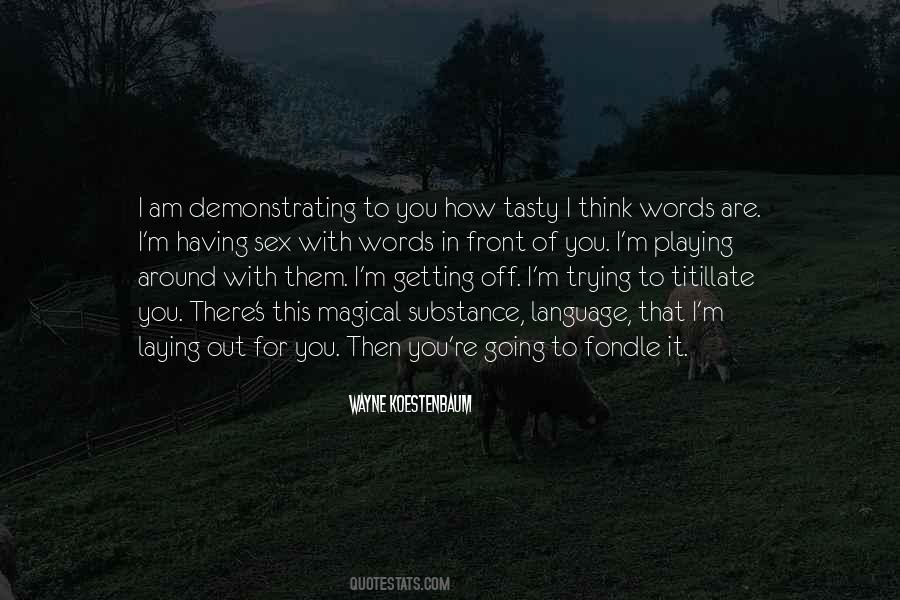 Wayne Koestenbaum Quotes #62139