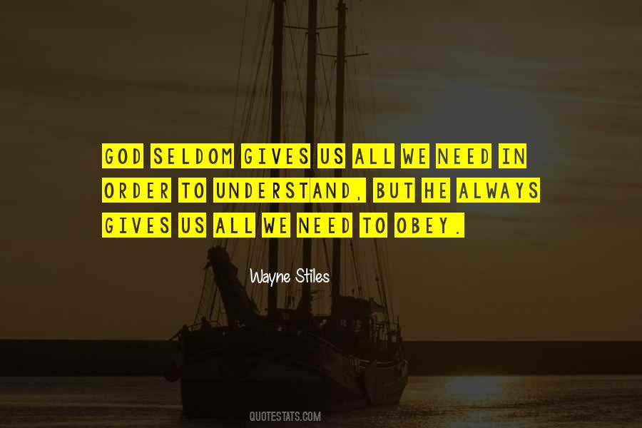 Wayne Stiles Quotes #1831649 Wayne Stiles Quotes #1831649