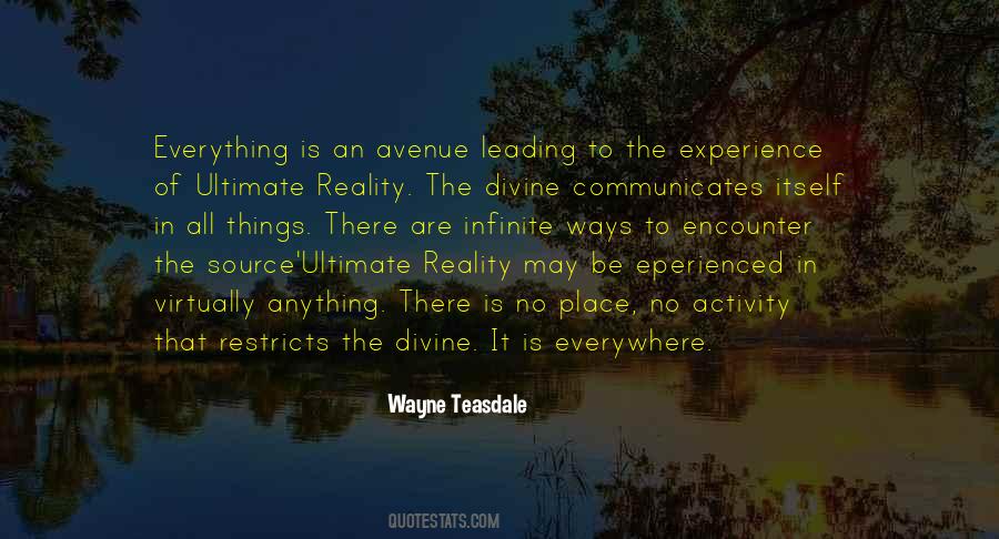 Wayne Teasdale Quotes #49473