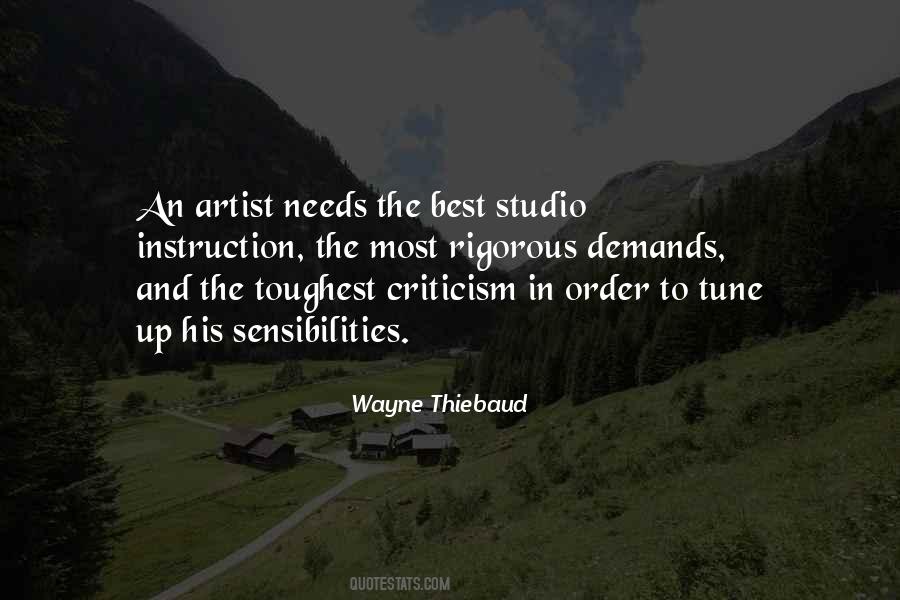 Wayne Thiebaud Quotes #1152771