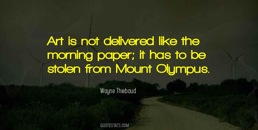 Wayne Thiebaud Quotes #282206