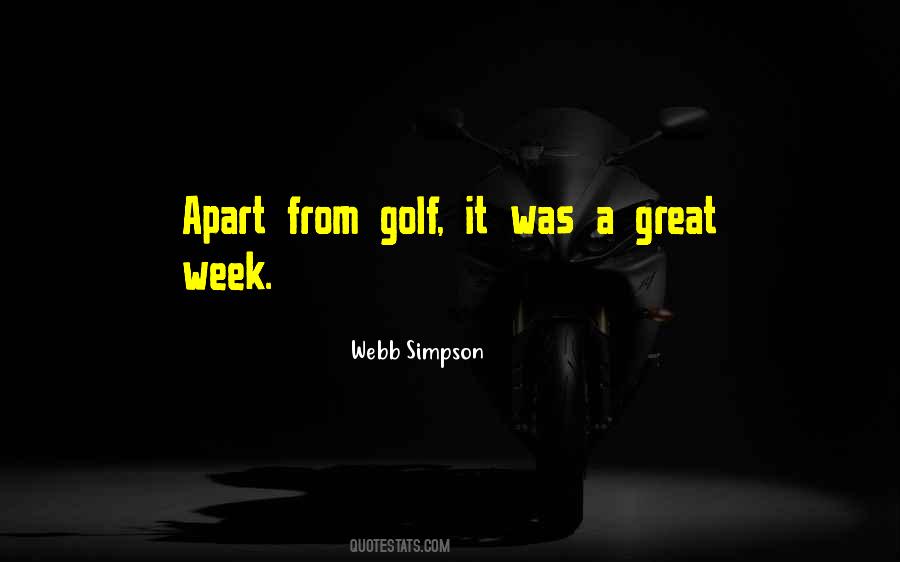 Webb Simpson Quotes #212363