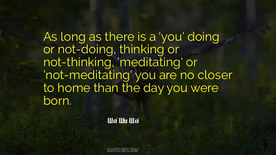 Wei Wu Wei Quotes #1317323