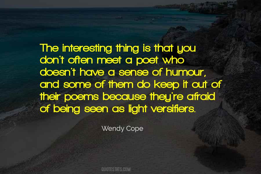 Wendy Cope Quotes #1692632