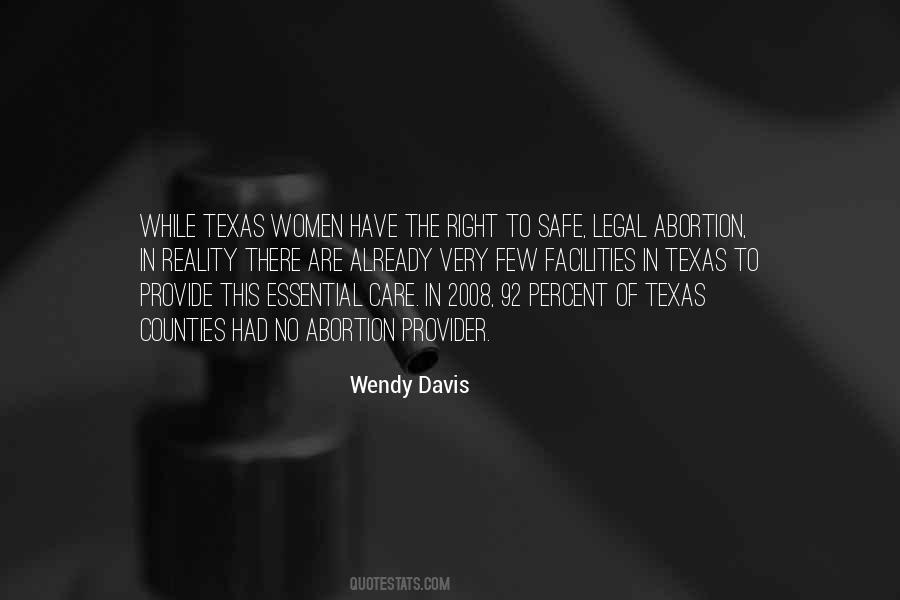 Wendy Davis Quotes #1408856