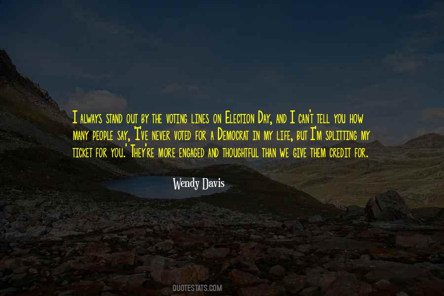 Wendy Davis Quotes #495959