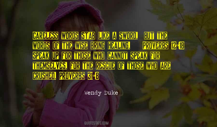 Wendy Duke Quotes #1159053